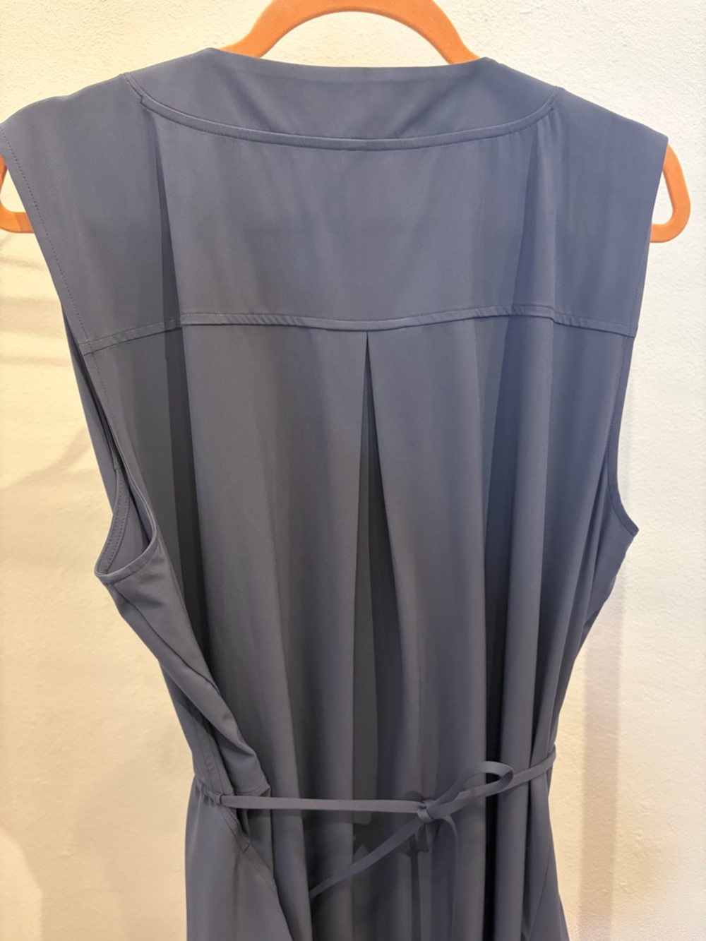 Athleta Sleeveless V-Neck Maxi Dress in Slate - Picture 6 of 7